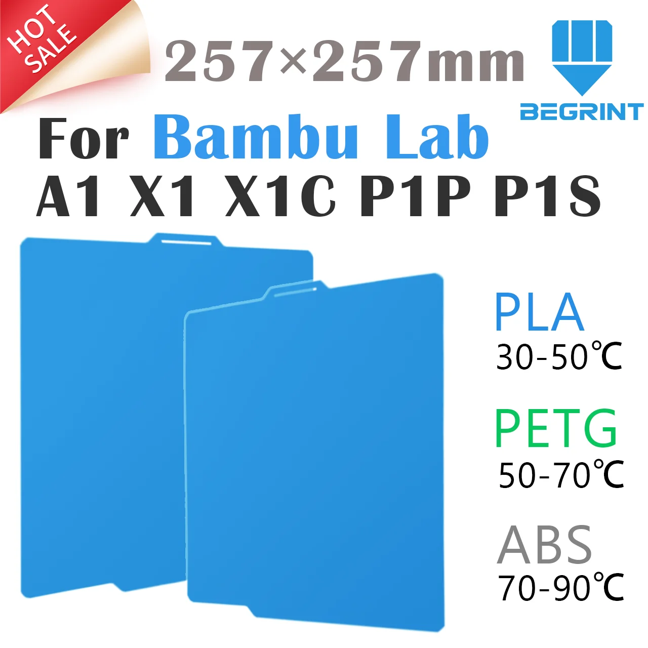 Конструктор для Bambu Lab Холодная пластина Низкотемпературная пластина для Bambu Lab P1P A1 X1 X1c P1S Пружинная сталь 257x257 Bambulab A1
Конструктор для Bambu Lab Холодная пластина Низкотемпературная пластина для Bambu Lab P1P A1 X1 X1c P1S Пружинная сталь 257x257 Bambulab A1