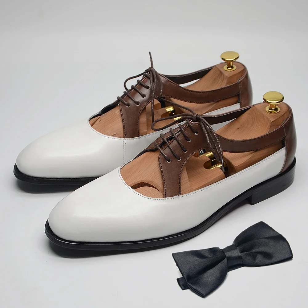 European Classic Men's Summer Sandals Genuine Leather Breathable Fisherman Shoes Lace-up Hollow Out Casual Dress Shoes Size 5-13
European Classic Men's Summer Sandals Genuine Leather Breathable Fisherman Shoes Lace-up Hollow Out Casual Dress Shoes Size 5-13
