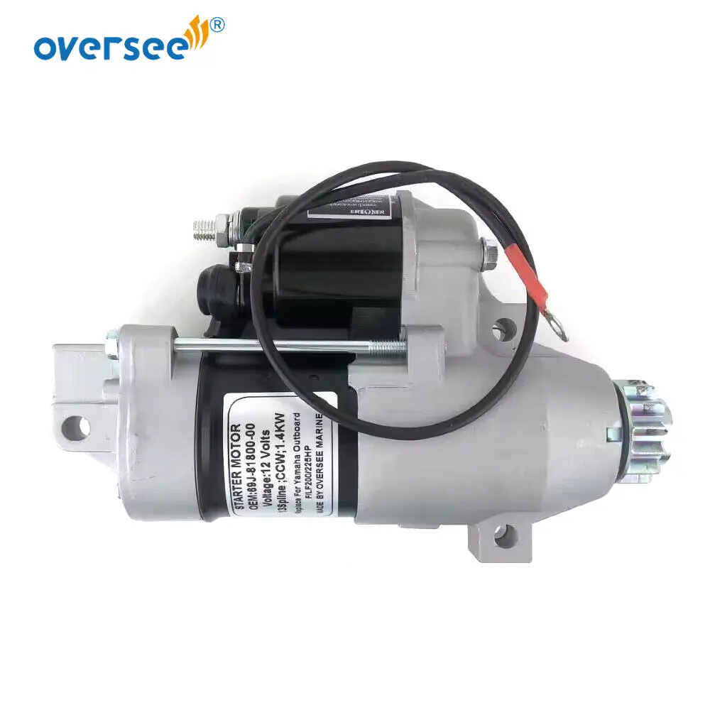 69J-81800 Starting Motor for Yamaha Outboard 200-225hp LF200 LF225 69J-81800-00-00 Starter
69J-81800 Starting Motor for Yamaha Outboard 200-225hp LF200 LF225 69J-81800-00-00 Starter