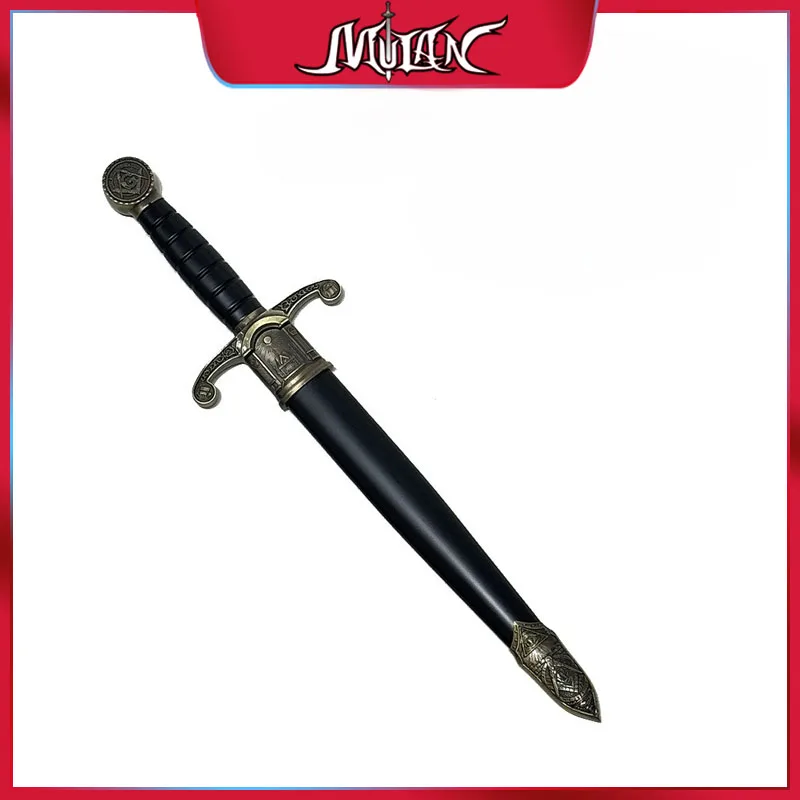 40 CM Medieval Small Sword European Knife Metal Craft Decorative Short Swords Unsharpened Props for Stage Costume Collection Toy
40 CM Medieval Small Sword European Knife Metal Craft Decorative Short Swords Unsharpened Props for Stage Costume Collection Toy