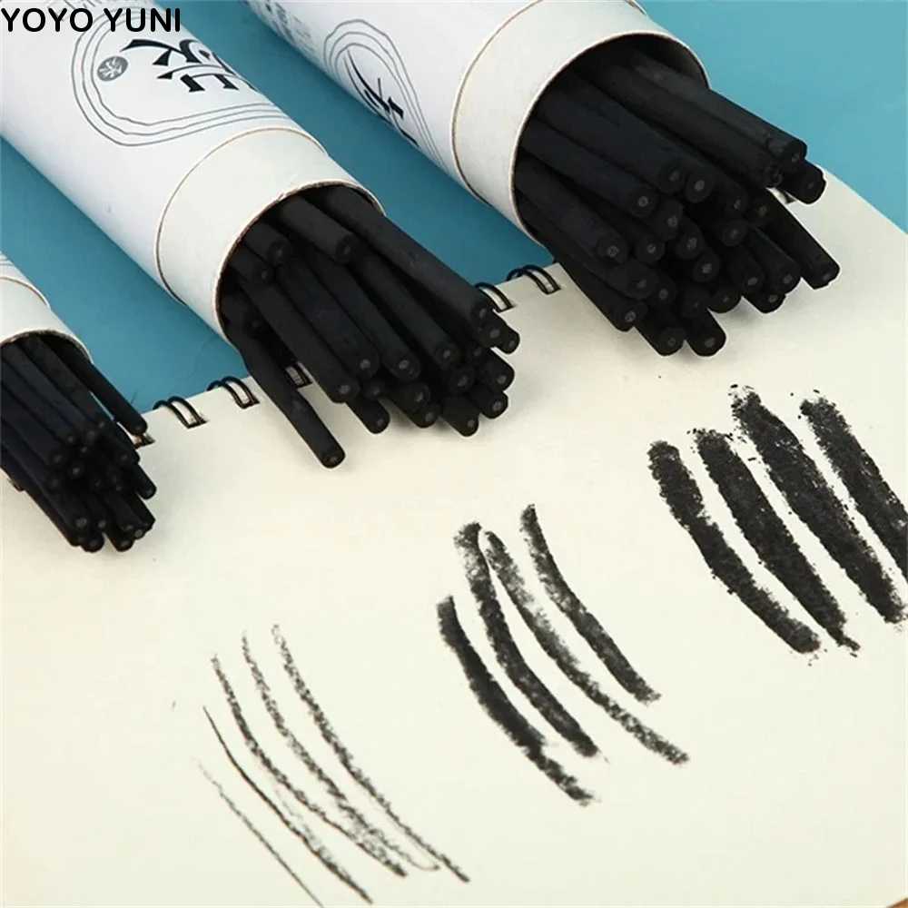 Black Color Charcoal Sticks Vine Charcoal Willow Charcoal Charcoal Bars Professional Strong Color Drawing Charcoal Pencils
Black Color Charcoal Sticks Vine Charcoal Willow Charcoal Charcoal Bars Professional Strong Color Drawing Charcoal Pencils