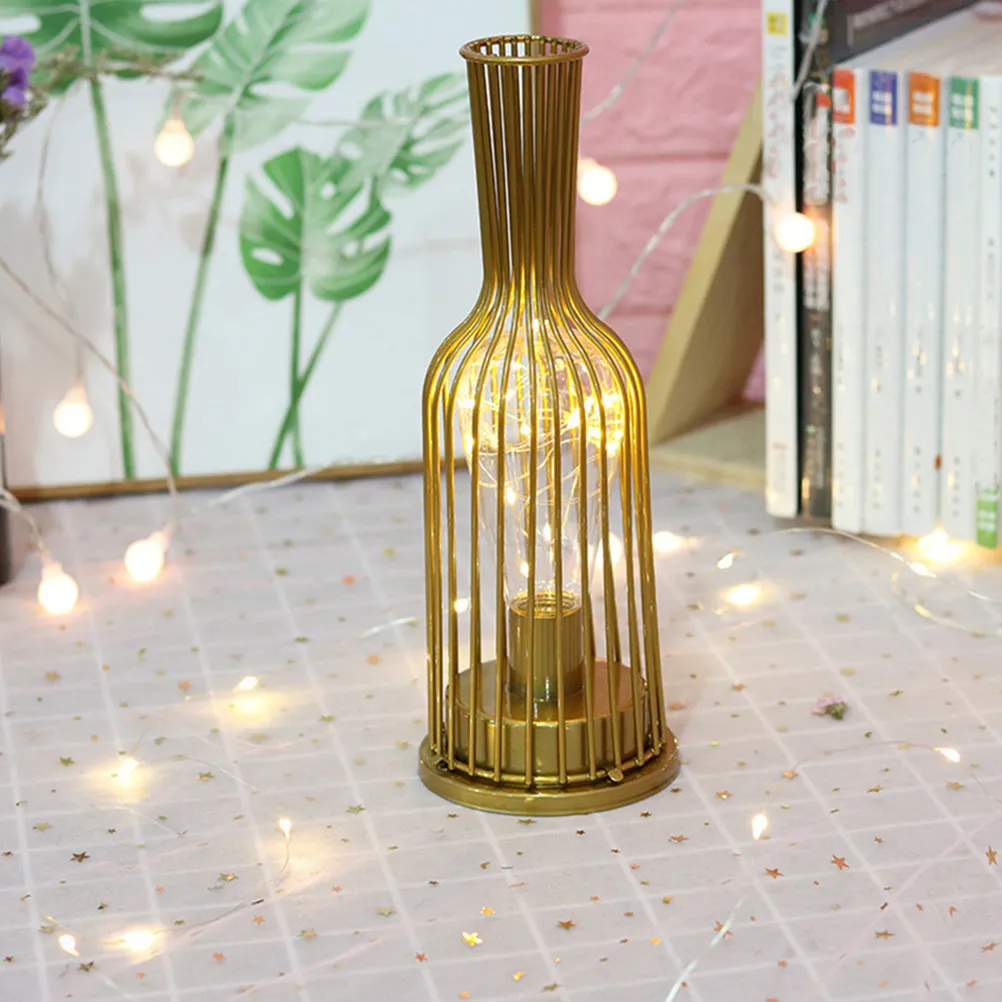 Настольная лампа Golden Bottle: Декоративный светильник из кованого железа для дома, спальни, магазина, кофейни – теплый светодиодный ночник
Настольная лампа Golden Bottle: Декоративный светильник из кованого железа для дома, спальни, магазина, кофейни – теплый светодиодный ночник