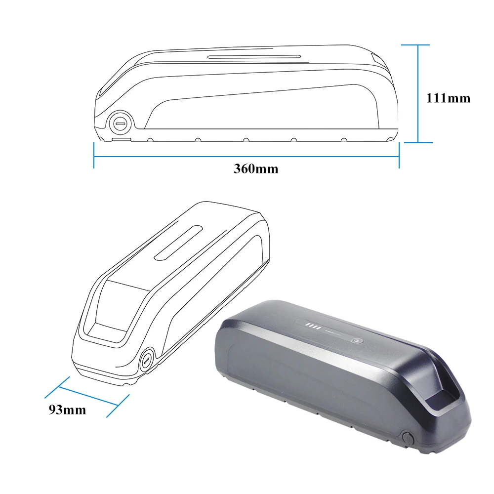 Conversion Kit Downtube Hailong e-bike battery 20AH for 52pcs 21700 cells electric bike with 3A charger
Conversion Kit Downtube Hailong e-bike battery 20AH for 52pcs 21700 cells electric bike with 3A charger