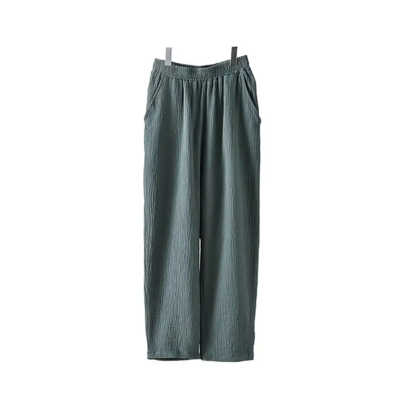 Women 2024 Spring & Summer Long Trousers Solid Cotton Linen Harem Pants Female Comfortable Soft Pants Bottoms
Women 2024 Spring & Summer Long Trousers Solid Cotton Linen Harem Pants Female Comfortable Soft Pants Bottoms