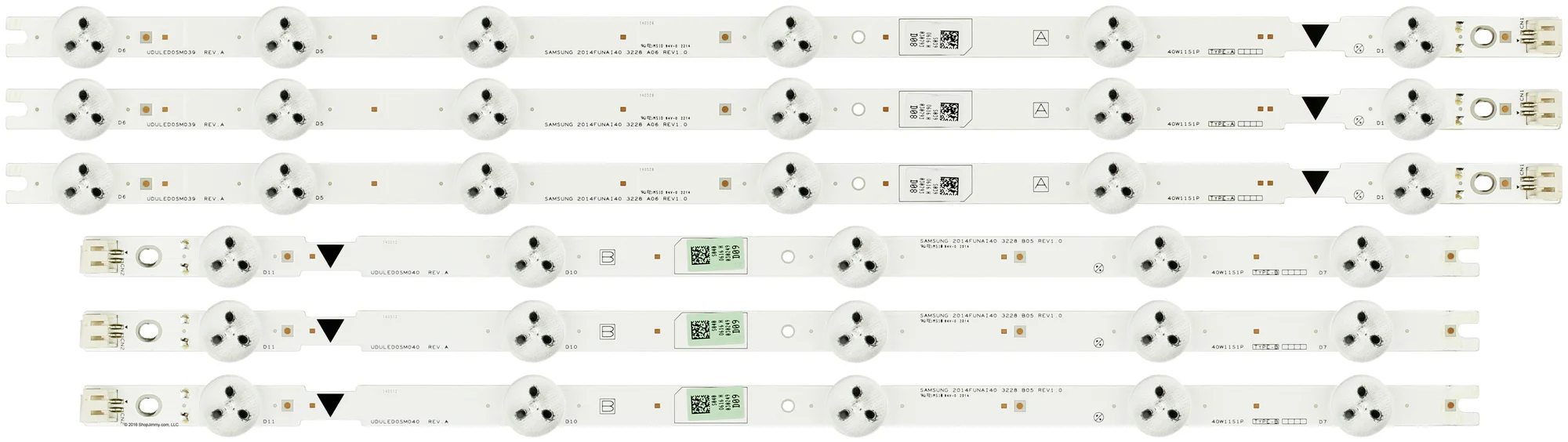 LED Backlight for U4A20XH UDULED0GS042 UDULED0GS043 REV.A 40W11S1P 40MV324X/F7 40ME324V 40PFL4909 40PFL4909/F7 40PFL4909/F8
LED Backlight for U4A20XH UDULED0GS042 UDULED0GS043 REV.A 40W11S1P 40MV324X/F7 40ME324V 40PFL4909 40PFL4909/F7 40PFL4909/F8
