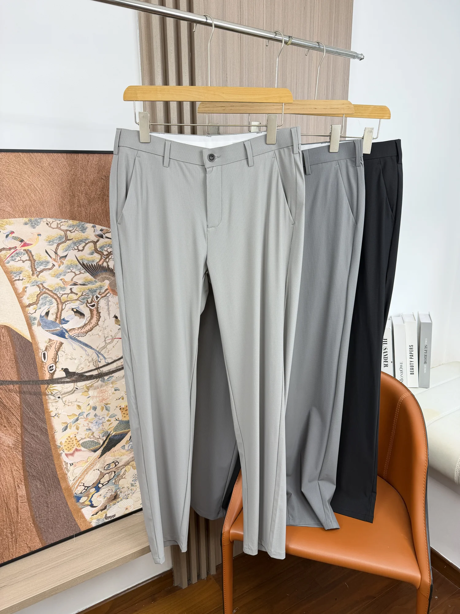 Comfortable Straight Leg Casual Pants Men's Business Commute Spring Summer Breathable Fashionable Color
Comfortable Straight Leg Casual Pants Men's Business Commute Spring Summer Breathable Fashionable Color
