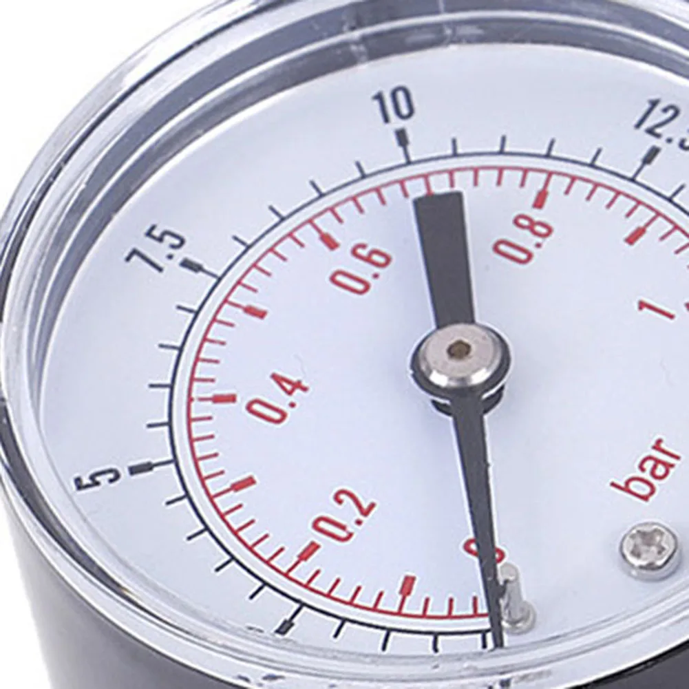 For Fuel Tank Pressure Gauge with 0-15 PSI and 0-1 Bar Dual Scale 50mm Acrylic Window 1/4 BSPT Thread for Industrial Use
For Fuel Tank Pressure Gauge with 0-15 PSI and 0-1 Bar Dual Scale 50mm Acrylic Window 1/4 BSPT Thread for Industrial Use