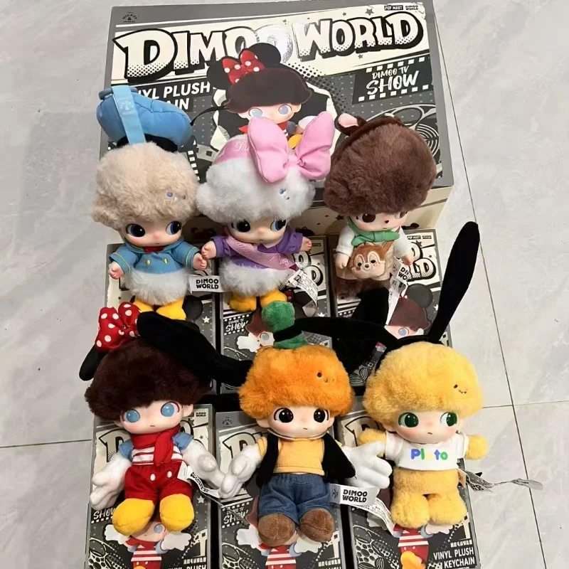 High Quality Dimoo World × Disney Series Blind Box Vinyl Plush Keychain Mickey Collection Of Trendy Desktop Ornament Gift 
High Quality Dimoo World × Disney Series Blind Box Vinyl Plush Keychain Mickey Collection Of Trendy Desktop Ornament Gift
