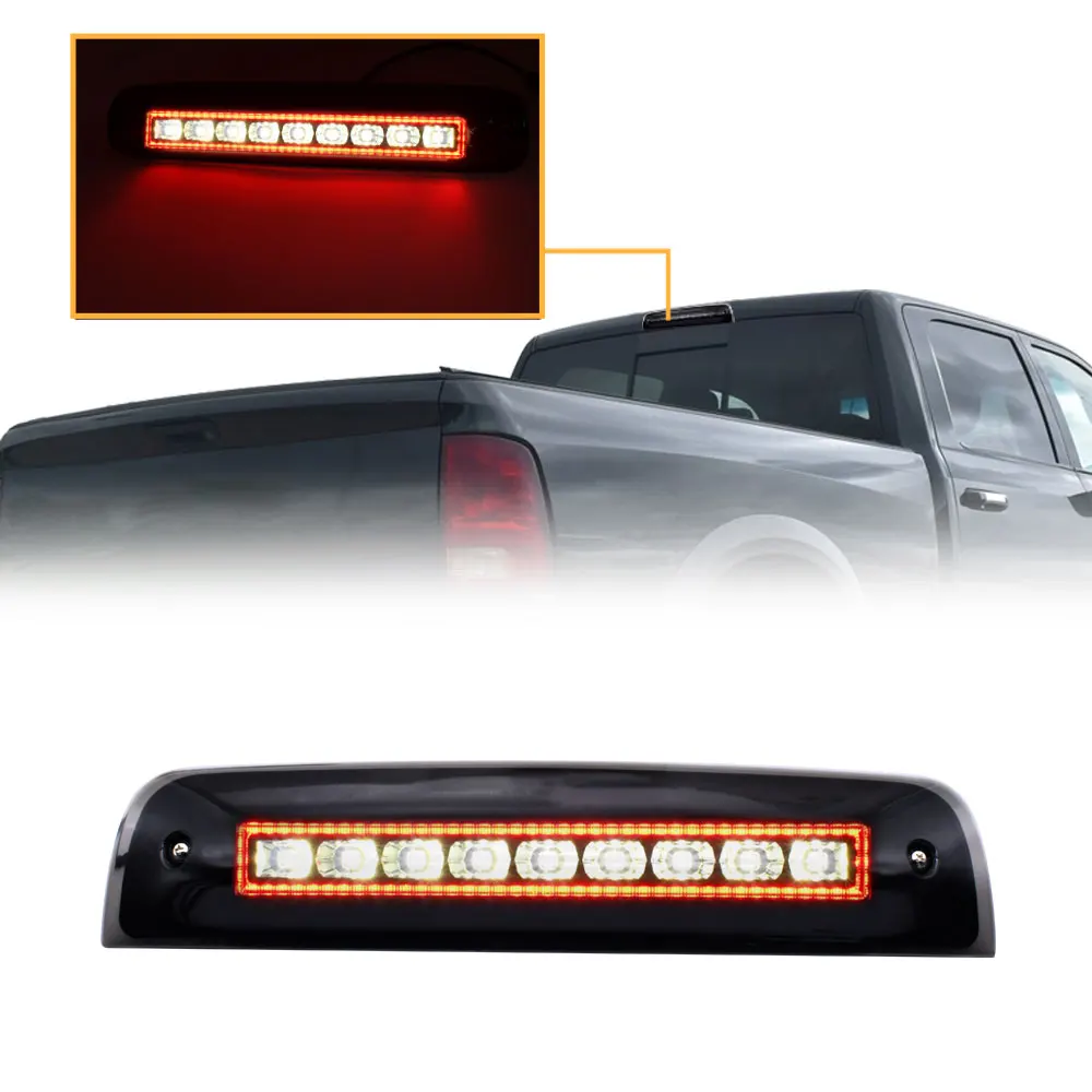 For Dodge RAM 1500 2009-2018 LED Smoke 3rd Tail Light High Mount Third Brake Taillight Cargo Lamp Rear Stop Lights Accessories
For Dodge RAM 1500 2009-2018 LED Smoke 3rd Tail Light High Mount Third Brake Taillight Cargo Lamp Rear Stop Lights Accessories