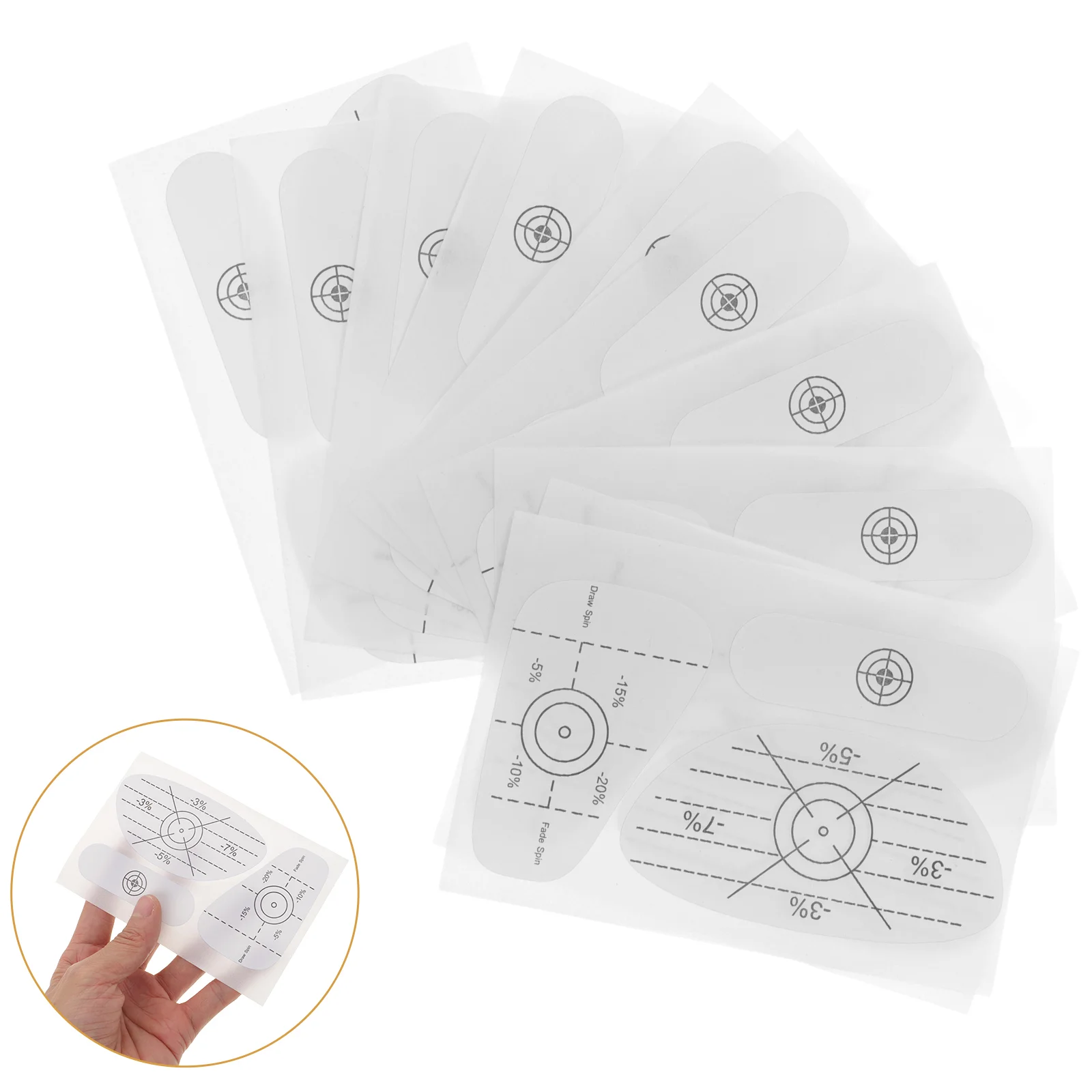 10 Sets Cue Stickers Label for Golf Clubs Tape Training Labels Supply Accessories Women
10 Sets Cue Stickers Label for Golf Clubs Tape Training Labels Supply Accessories Women