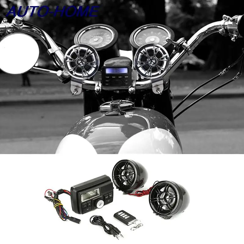 USB/SD/TF FM Radio Handlebar Audio Radio System Stereo MP3 Speakers bluetooth Motorcycle Motorbike 
USB/SD/TF FM Radio Handlebar Audio Radio System Stereo MP3 Speakers bluetooth Motorcycle Motorbike