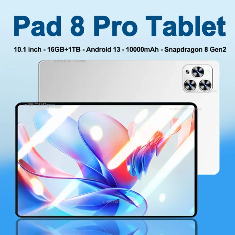 Original Pad 8 Pro Tablet 10.1 inch Android 13 Snapdragon 8gen2 Global 16GB+1024GB 10000mah 5G Dual SIM WIFI HD Full Screen
Original Pad 8 Pro Tablet 10.1 inch Android 13 Snapdragon 8gen2 Global 16GB+1024GB 10000mah 5G Dual SIM WIFI HD Full Screen