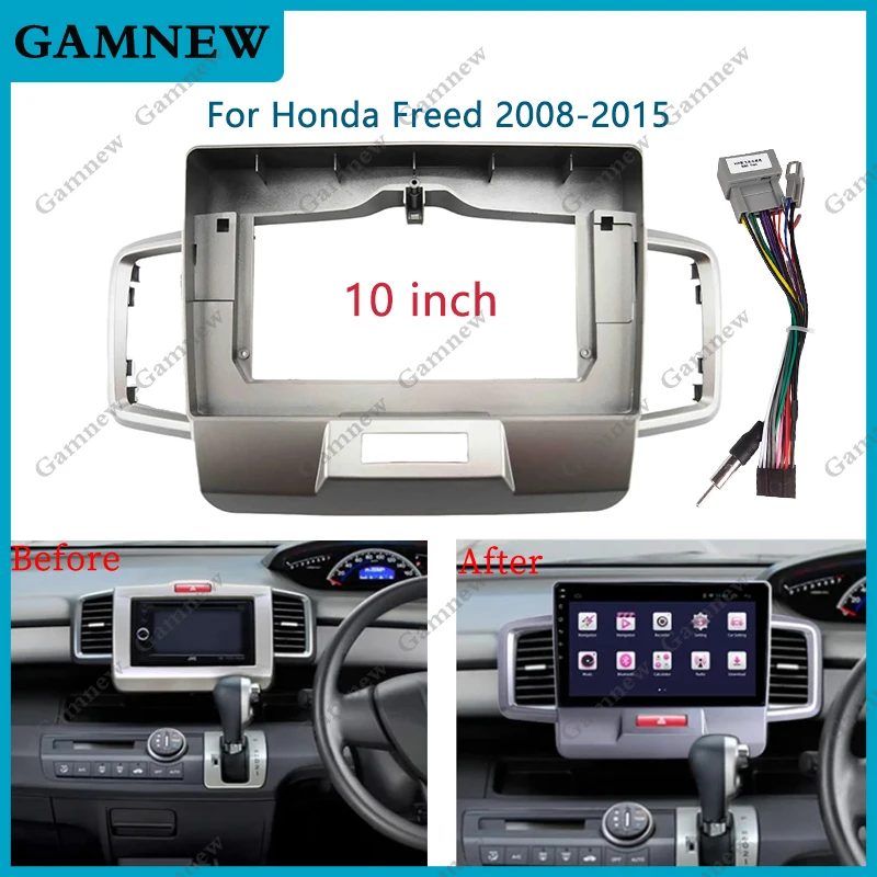 10-дюймовая Автомобильная рамка, адаптер Fascia ДЛЯ Honda Freedom 2008-2015, Android радио приборная, комплект панелей
10-дюймовая Автомобильная рамка, адаптер Fascia ДЛЯ Honda Freedom 2008-2015, Android радио приборная, комплект панелей