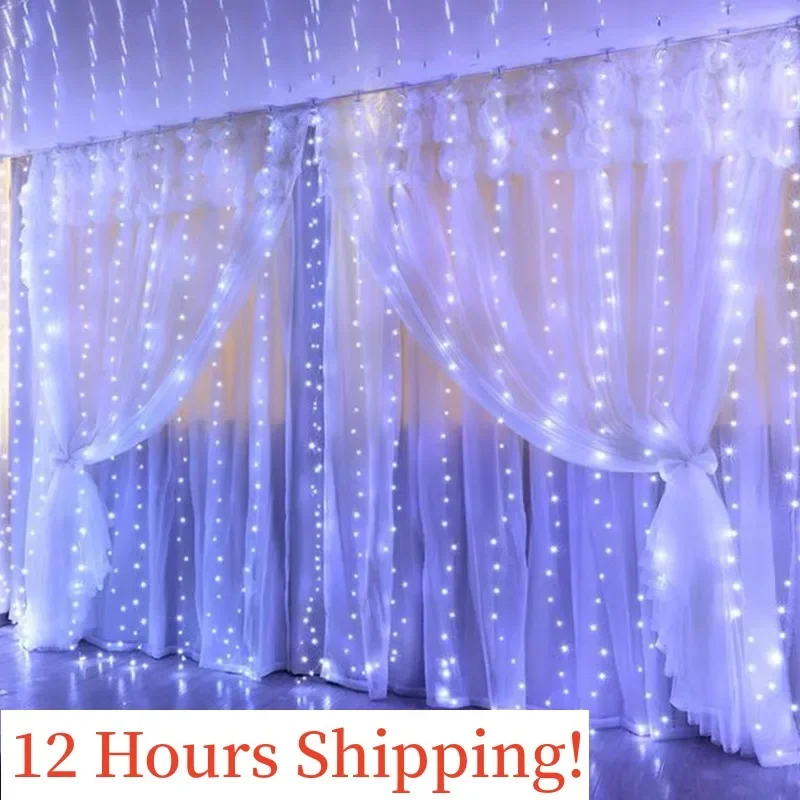 Christmas Lights String Curtain Garland String Lights Usb Remote Control wedding Fairy Lights Christmas Decoration Room Luces
Christmas Lights String Curtain Garland String Lights Usb Remote Control wedding Fairy Lights Christmas Decoration Room Luces