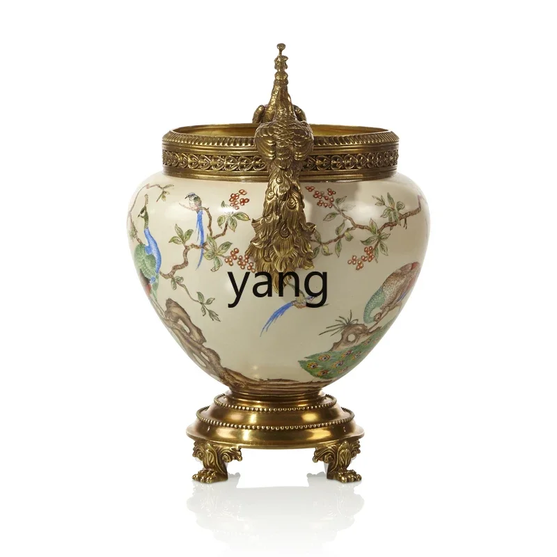 LTT peacock decorative flower pot ornament living room decoration luxury high jewelry
LTT peacock decorative flower pot ornament living room decoration luxury high jewelry