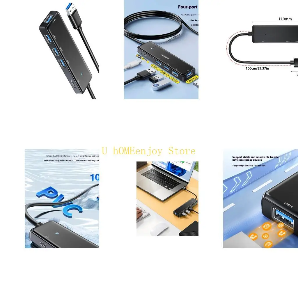 B0KF USB3.0 Hub 4 Port Expander for Laptop Flash Drive HDD Printer Camera with LED Efficient Data Transfer
B0KF USB3.0 Hub 4 Port Expander for Laptop Flash Drive HDD Printer Camera with LED Efficient Data Transfer