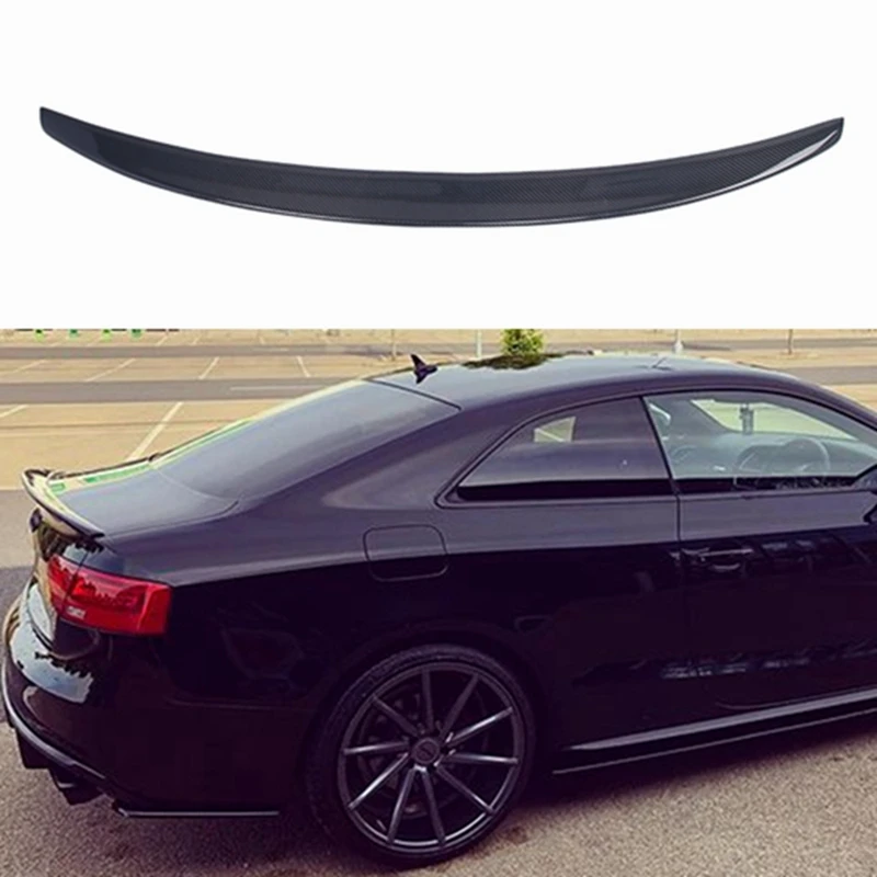 FOR AUDI A5 B8 B8.5 2Door Coupe S Style Carbon Fiber Rear Spoiler Trunk Wing 2009-2016 FRP Glossy Black (Not for S5 RS5)
FOR AUDI A5 B8 B8.5 2Door Coupe S Style Carbon Fiber Rear Spoiler Trunk Wing 2009-2016 FRP Glossy Black (Not for S5 RS5)