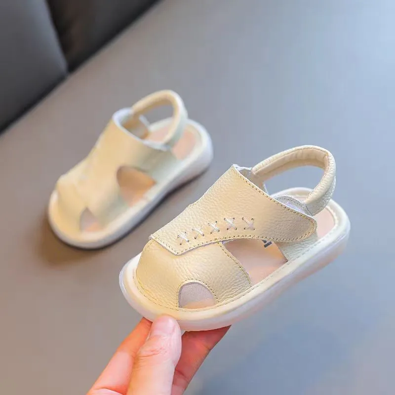 Baby Girls Boys Leather Sandals Summer Children Beach Shoes Toddler Kids Non-slip Soft Sole Lightweight Infant Shoes
Baby Girls Boys Leather Sandals Summer Children Beach Shoes Toddler Kids Non-slip Soft Sole Lightweight Infant Shoes