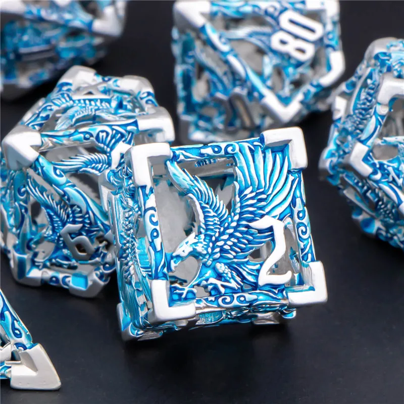 KERWELLSI DND Metal Hollow Dice Set, Dungeon and Dragon Dice Set D&D, Role Playing Dice, D and D RPG Dice D20 D12 D10 D8 D6 D4
KERWELLSI DND Metal Hollow Dice Set, Dungeon and Dragon Dice Set D&D, Role Playing Dice, D and D RPG Dice D20 D12 D10 D8 D6 D4