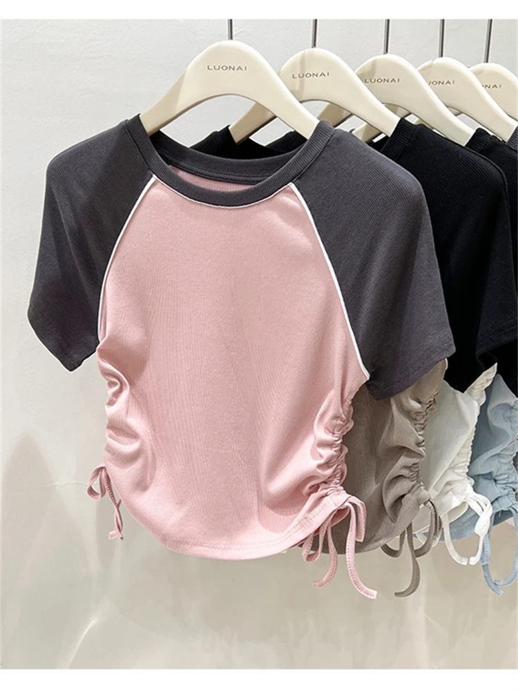 Summer Women T Shirt T-Shirt Woman Clothes Tops Tshirt Female Crop Top Tees Y2k Para Mujer Ropa De Mujer Roupas Feminina Traf
Summer Women T Shirt T-Shirt Woman Clothes Tops Tshirt Female Crop Top Tees Y2k Para Mujer Ropa De Mujer Roupas Feminina Traf