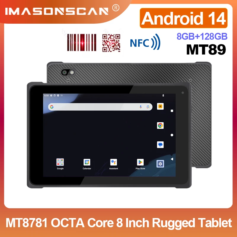 Супертонкий прочный Android14 GMS планшетный ПК 8 ГБ + 128 ГБ 8 дюймов 1200x1920 4G планшетный ПК водонепроницаемый поддержка NFC 1D/2D сканер штрих-кода
Супертонкий прочный Android14 GMS планшетный ПК 8 ГБ + 128 ГБ 8 дюймов 1200x1920 4G планшетный ПК водонепроницаемый поддержка NFC 1D/2D сканер штрих-кода