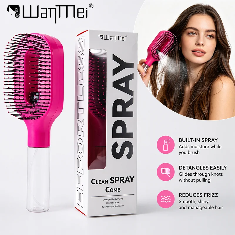 2in1 Sprayer Comb Soft Scalp Massage Hairbrush with Spray Bottle Essential Oil Water Mist Brush Nylon Anti-knot Comb Spring
2in1 Sprayer Comb Soft Scalp Massage Hairbrush with Spray Bottle Essential Oil Water Mist Brush Nylon Anti-knot Comb Spring