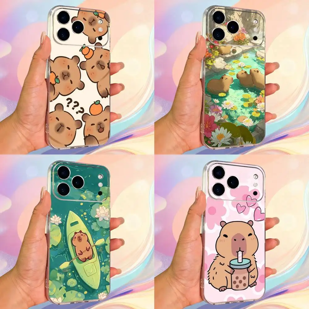 Cute Funny Capybara Cartoon Phone Case For iPhone 14,13,12,11,17,16,15,Pro,Max,Plus,X,XS,XR,SE,Mini Transparent Soft Cover
Cute Funny Capybara Cartoon Phone Case For iPhone 14,13,12,11,17,16,15,Pro,Max,Plus,X,XS,XR,SE,Mini Transparent Soft Cover