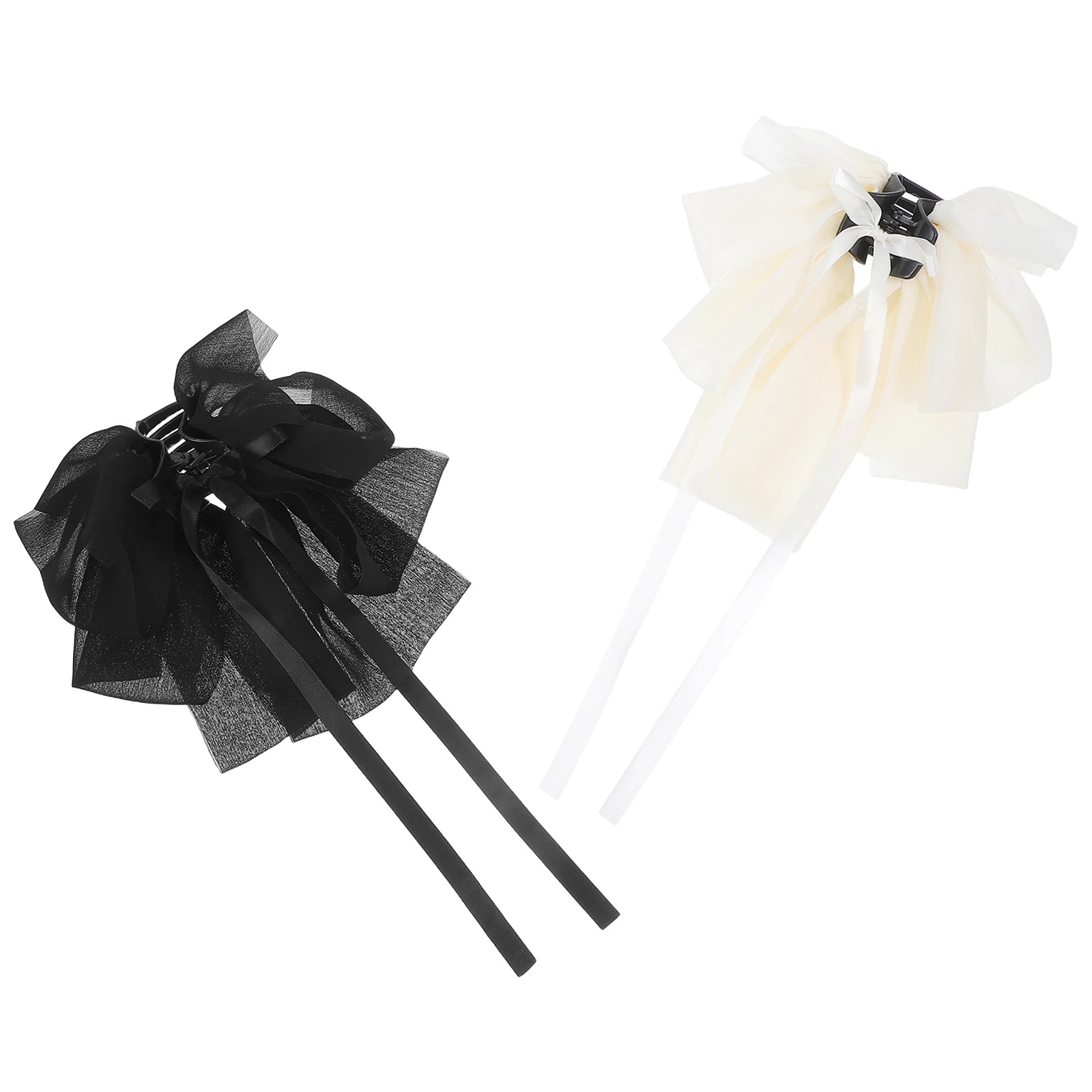 2pcs Mesh Bow Claw Clips Elegant Bowknot Hair Accessories Fashionable Design Versatile Styling Girls Hair Bands
2pcs Mesh Bow Claw Clips Elegant Bowknot Hair Accessories Fashionable Design Versatile Styling Girls Hair Bands