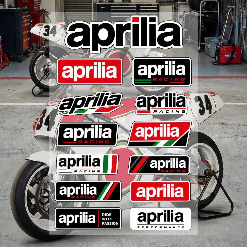 A-priliA- Waterproof Vinyl Stickers for Car Motorcycle Bike Skateboard Laptop Bottle Phone
A-priliA- Waterproof Vinyl Stickers for Car Motorcycle Bike Skateboard Laptop Bottle Phone