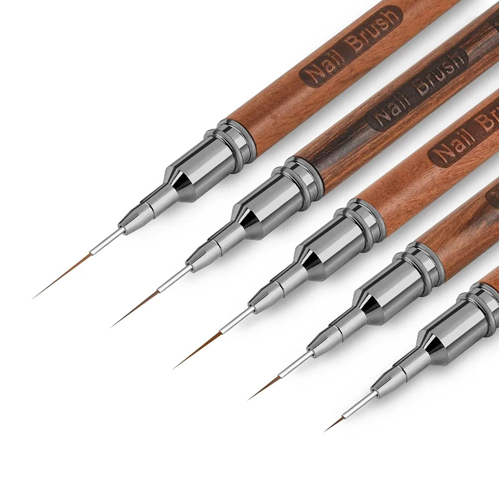 Wooden Nail Art Brushes, Nail Art Liner Brush for Thin Details, Fine Drawing Liner Brush UV Gel Polish Painting Nail Design Tool
Wooden Nail Art Brushes, Nail Art Liner Brush for Thin Details, Fine Drawing Liner Brush UV Gel Polish Painting Nail Design Tool