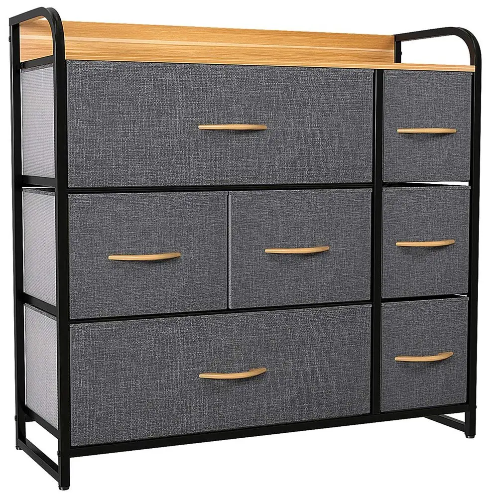 Fabric Dresser with 7 Storage Drawers, Black Dresser amp Chest of Drawers, Tall Dresser for Bedroom, Living Room, Hallway, Clos
Fabric Dresser with 7 Storage Drawers, Black Dresser amp Chest of Drawers, Tall Dresser for Bedroom, Living Room, Hallway, Clos