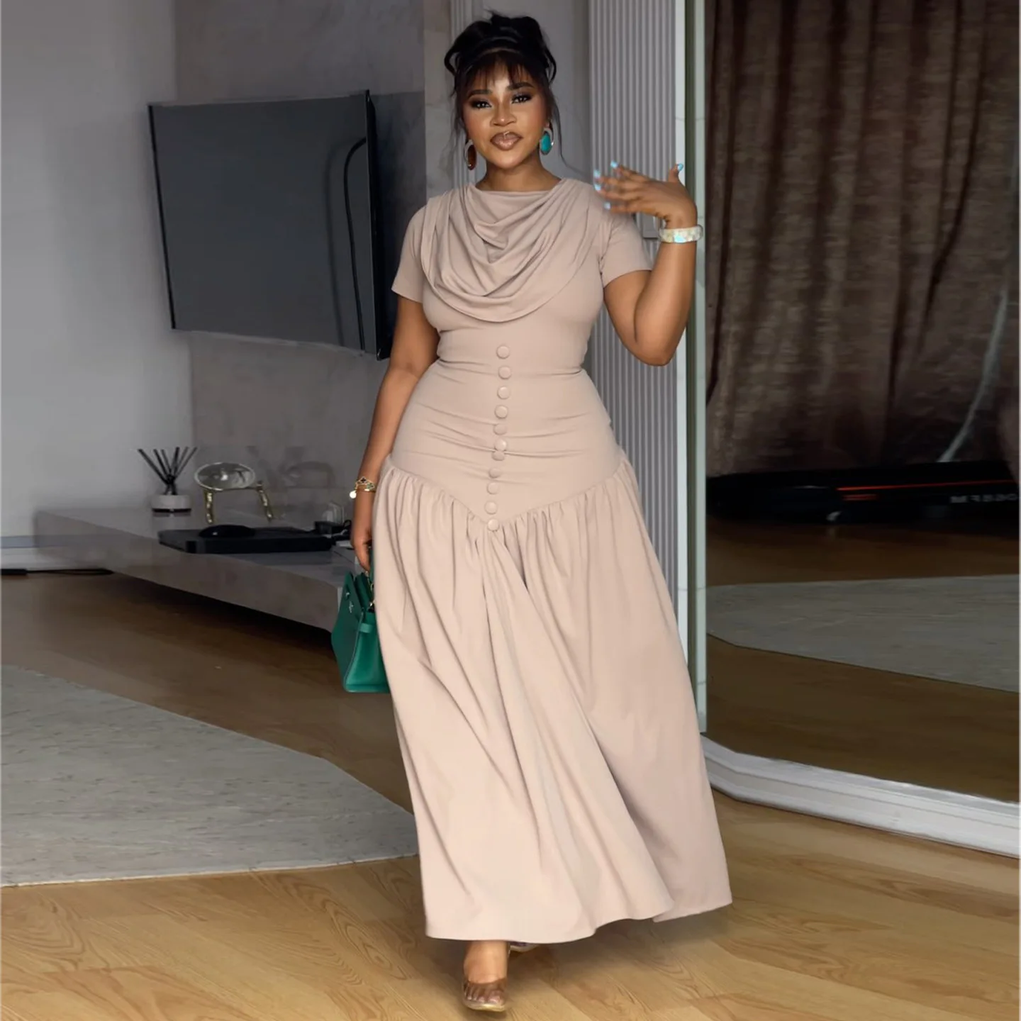 Long Dress Women Dresses Vestidos Y2k Streetwear Short Sleeve Elegant Splice Party Night Work Tight Waist Slim Fit 2026 Spring
Long Dress Women Dresses Vestidos Y2k Streetwear Short Sleeve Elegant Splice Party Night Work Tight Waist Slim Fit 2026 Spring