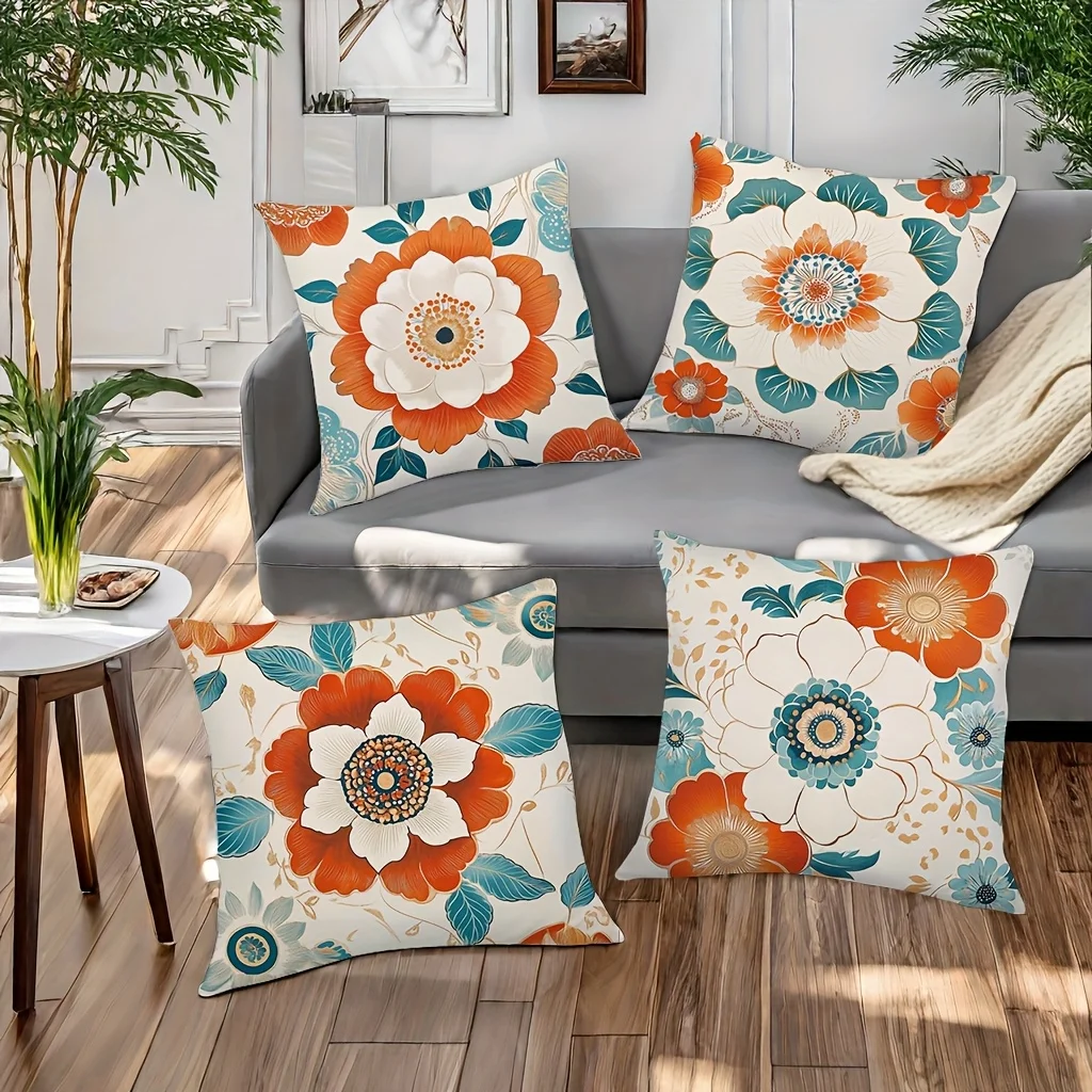 Vibrant Floral Pillow Covers Decorative Pillow Case Cushion Cover for Home Couch Sofa Living Room Bedroom Bed Decorat
Vibrant Floral Pillow Covers Decorative Pillow Case Cushion Cover for Home Couch Sofa Living Room Bedroom Bed Decorat