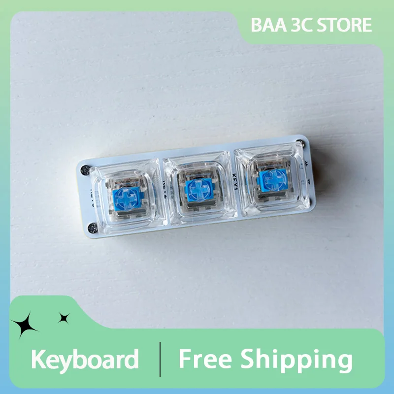 Wireless Bluetooth 3-key Keyboard Hot Swap Customized Portable Mini E-book Page Turner Mechanical Keyboard
Wireless Bluetooth 3-key Keyboard Hot Swap Customized Portable Mini E-book Page Turner Mechanical Keyboard