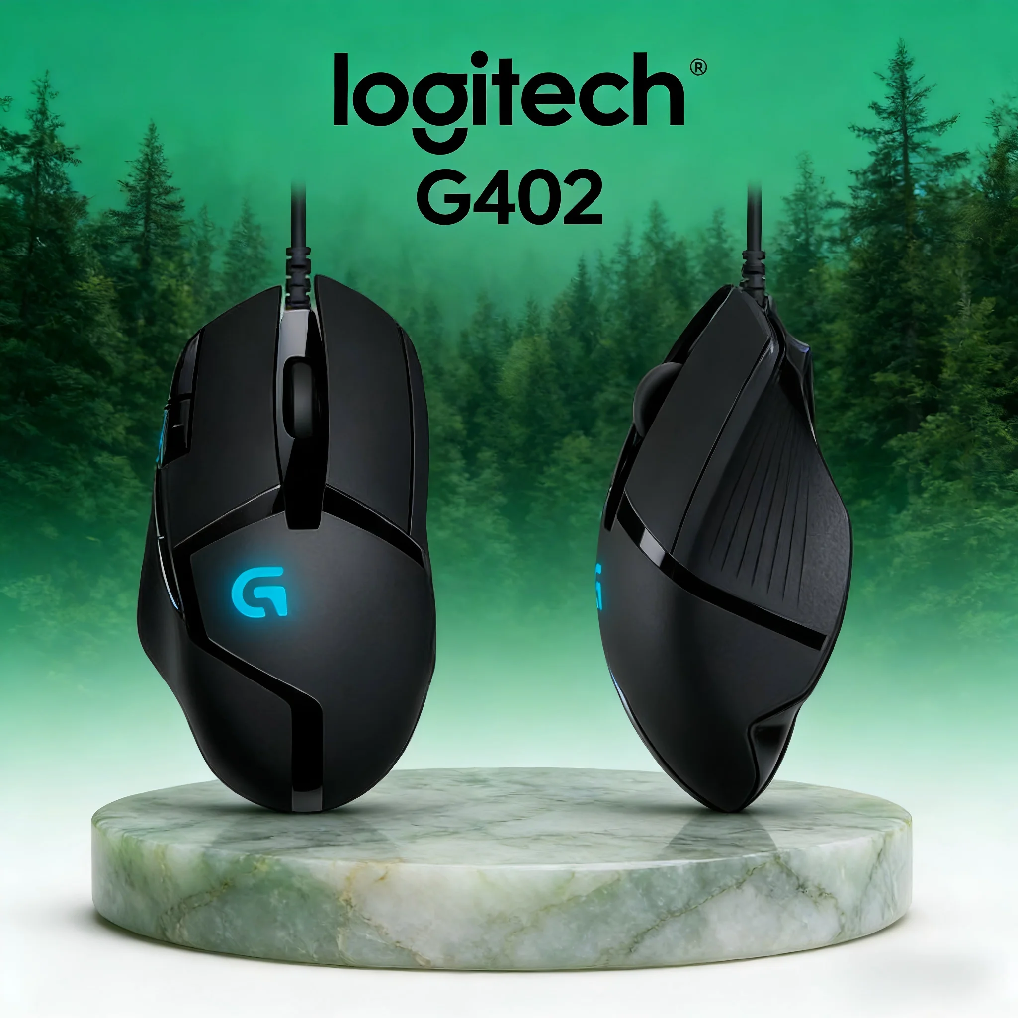 Logitech G402 Hyperion Fury - Delta Zero Optical Sensor Precision