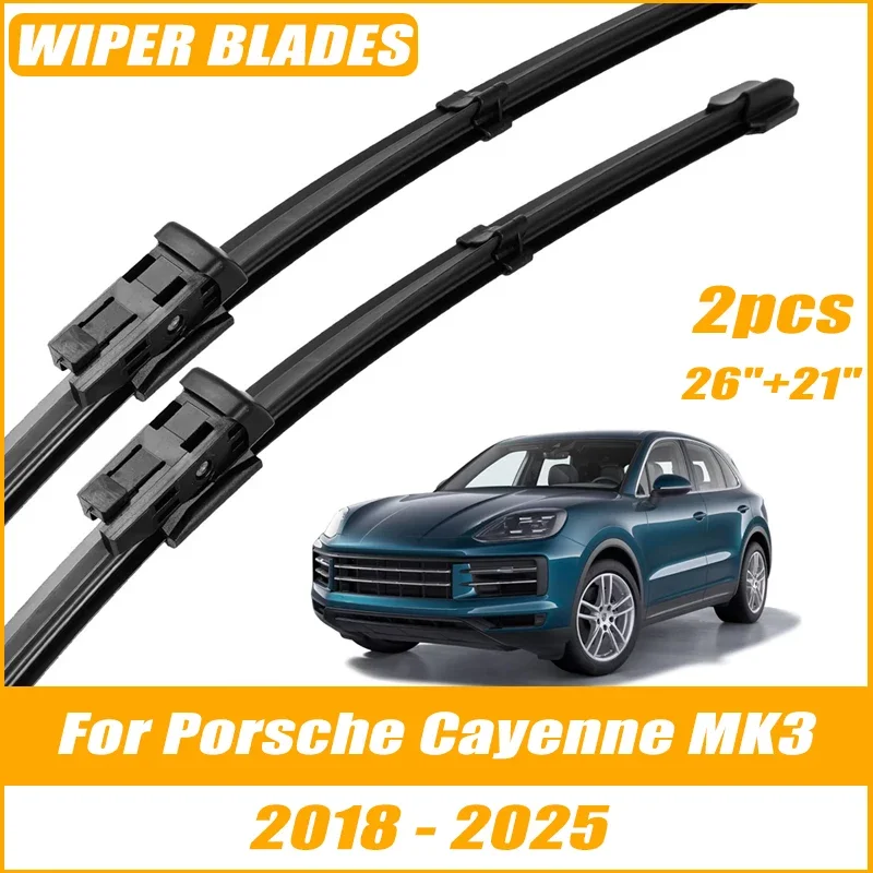 2pcs Wiper Front Wiper Blades For Porsche Cayenne MK3 2018-2025 Windshield Windscreen Clean Window Car Rain Brushes 26"+21"
2pcs Wiper Front Wiper Blades For Porsche Cayenne MK3 2018-2025 Windshield Windscreen Clean Window Car Rain Brushes 26"+21"
