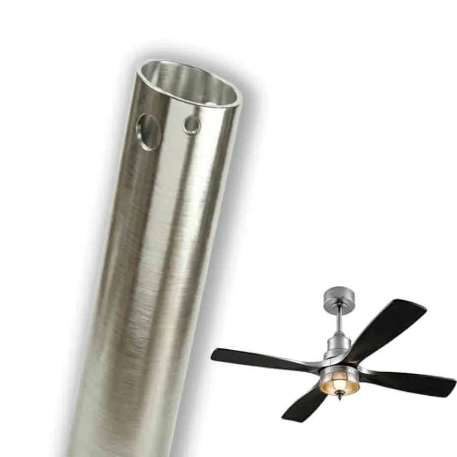 48 inch Ceiling Fan Downrod with Extension Cord, 4 Feet Downrod for Ceiling Fan, 1 inch Outside Diameter, Ceiling Boom Suitable
48 inch Ceiling Fan Downrod with Extension Cord, 4 Feet Downrod for Ceiling Fan, 1 inch Outside Diameter, Ceiling Boom Suitable