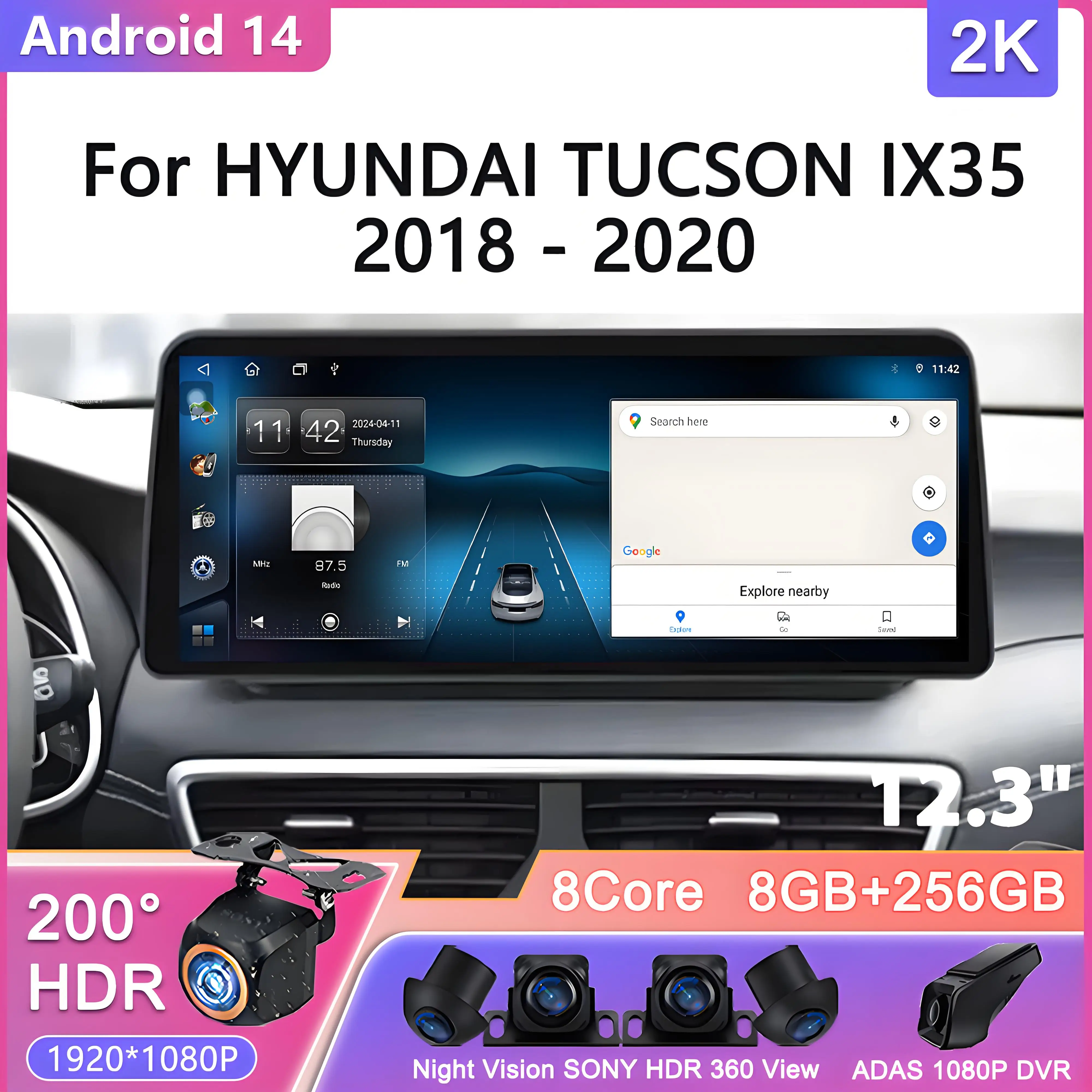 12.3 inch android 14 For HYUNDAI TUCSON IX35 2018 2019 2020 Multimedia Stereo Car DVD Player Navigation GPS Radio Head Unit
12.3 inch android 14 For HYUNDAI TUCSON IX35 2018 2019 2020 Multimedia Stereo Car DVD Player Navigation GPS Radio Head Unit