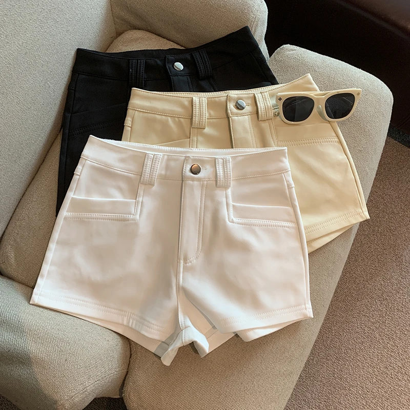 High Waist Straight Leg Pants Women's Summer New Slimming A-Line Wide Leg Shorts Retro Style Commute Style Pure Color
High Waist Straight Leg Pants Women's Summer New Slimming A-Line Wide Leg Shorts Retro Style Commute Style Pure Color