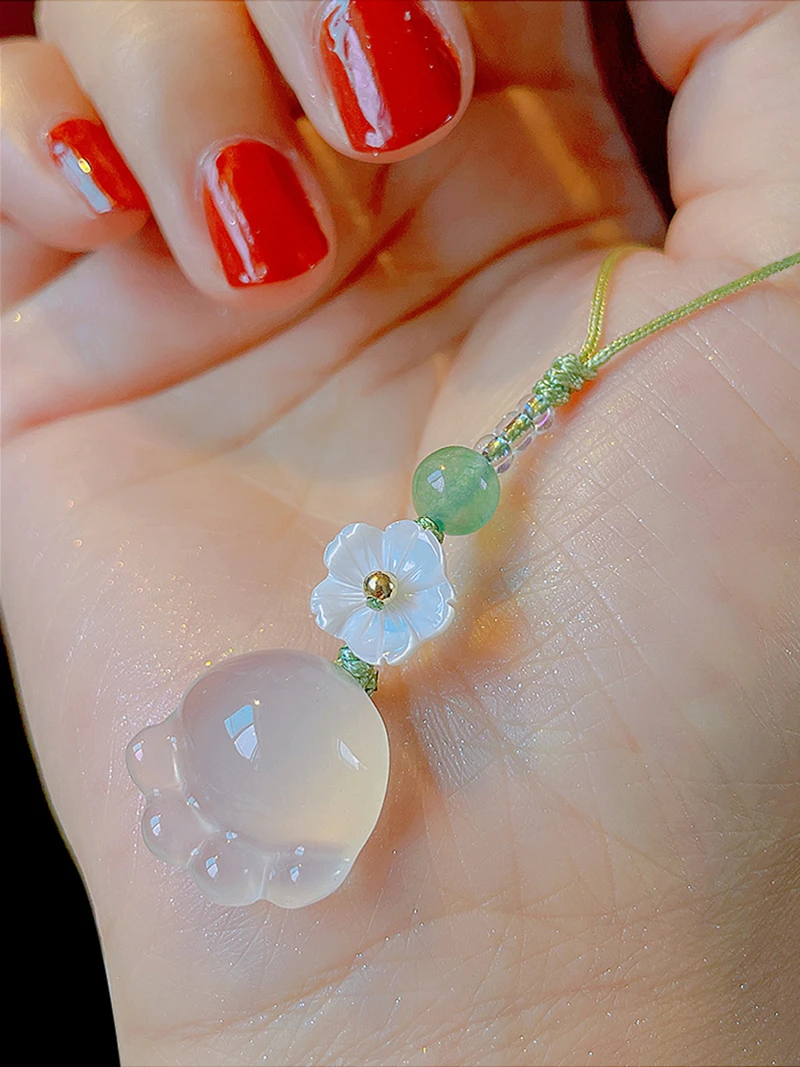 Natural Jade Cute Cat Claw Mobile Phone Chain Pendant Keychain Car Key Chain Good Wishes for Women Men Gifts
Natural Jade Cute Cat Claw Mobile Phone Chain Pendant Keychain Car Key Chain Good Wishes for Women Men Gifts