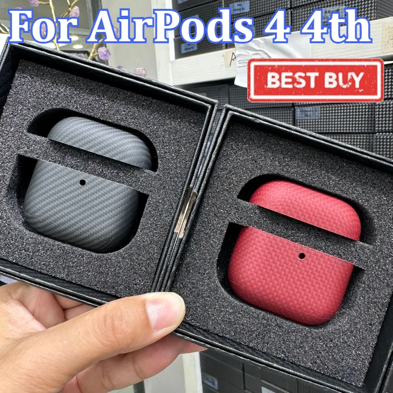 Carbon Fiber Earphone Case For AirPods 4 4th Wireless Bluetooth Protective Sleeve For AirPods 4 2024 Earphone Cover
Carbon Fiber Earphone Case For AirPods 4 4th Wireless Bluetooth Protective Sleeve For AirPods 4 2024 Earphone Cover