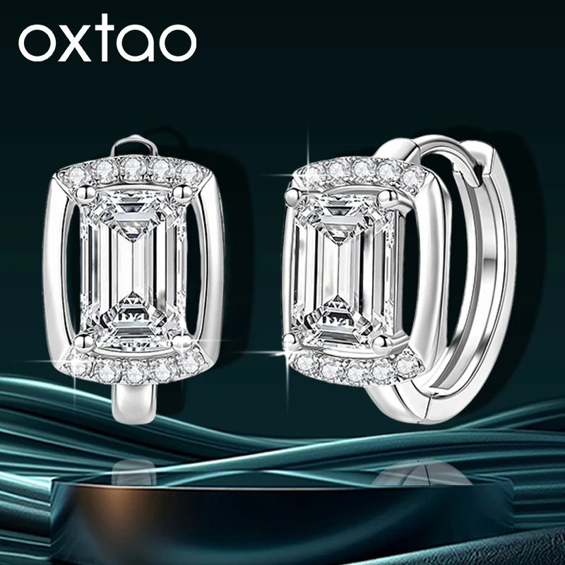 OXTAO 5x7mm Emerald-Cut Huggie Hoop Earring for Women 14K Gold Filled Moissanite Dangle Earrings Party Jewelry Wedding Bridal
OXTAO 5x7mm Emerald-Cut Huggie Hoop Earring for Women 14K Gold Filled Moissanite Dangle Earrings Party Jewelry Wedding Bridal