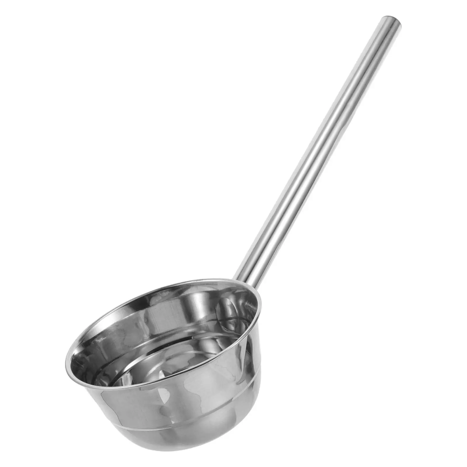 Stainless Steel Kitchen Ladle Long Handle Water Gravy Serving Pour Spout Shengshui Metal Soup Cook Sauce Spoon Household Gadget
Stainless Steel Kitchen Ladle Long Handle Water Gravy Serving Pour Spout Shengshui Metal Soup Cook Sauce Spoon Household Gadget