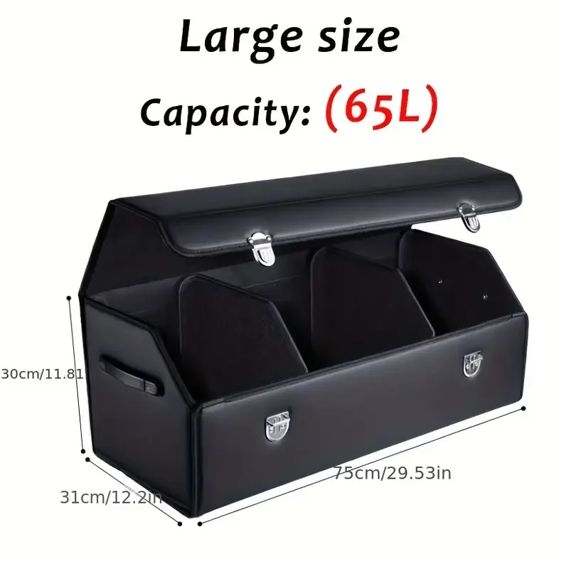 Car Trunk Organizer - Trunk Organizer & Storage SUV, PU Leather Foldable Trunk Organizer, Multi Compartment Adjustable Car Groc
Car Trunk Organizer - Trunk Organizer & Storage SUV, PU Leather Foldable Trunk Organizer, Multi Compartment Adjustable Car Groc