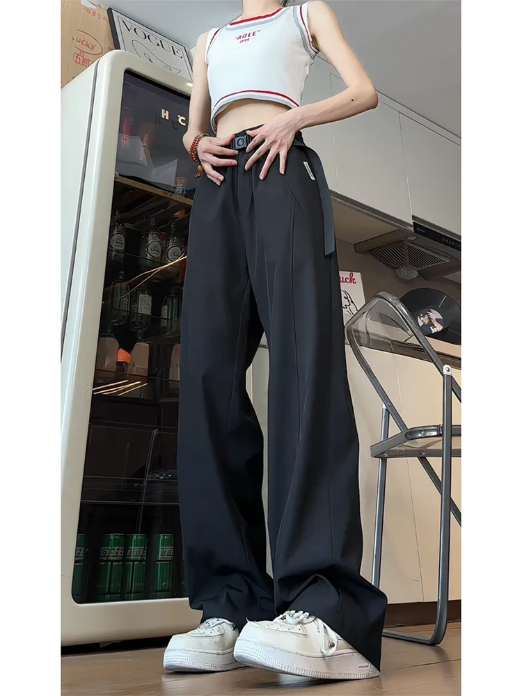 Мужские летние повседневные брюки из ледяного шелка, свободные прямые широкие брюки West с синим поясом на талии, дышащие, удобные Fai...
Мужские летние повседневные брюки из ледяного шелка, свободные прямые широкие брюки West с синим поясом на талии, дышащие, удобные Fai...