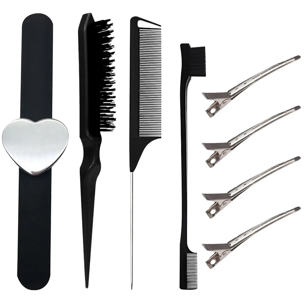 1Set Hair Styling Comb Set Detangling Combs for Curly Hair Double Sided Tail Comb Portable Styling Combs Set Comfortable Scalp
1Set Hair Styling Comb Set Detangling Combs for Curly Hair Double Sided Tail Comb Portable Styling Combs Set Comfortable Scalp
