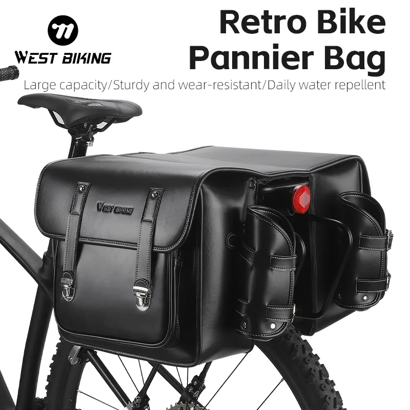 WEST BIKING 20L Retro Bike Pannier Bag Big Capacity Waterproof Rear Rack Trunk Bag Cycling Travel Rear Seat Bicycle Accessories
WEST BIKING 20L Retro Bike Pannier Bag Big Capacity Waterproof Rear Rack Trunk Bag Cycling Travel Rear Seat Bicycle Accessories
