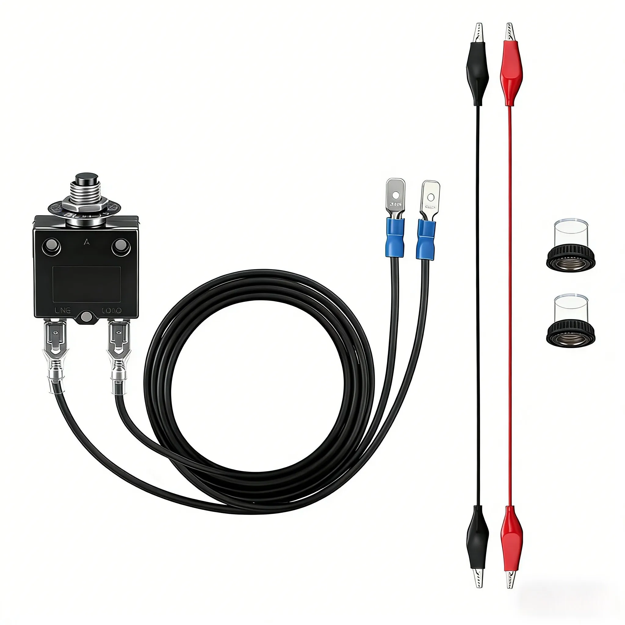 1 Set 3AMP & 5AMP Resettable Fuse Kit Fuse Tester For Circuit Breaker For Across 24V ACDC And 125250V AC Systems Accessories
1 Set 3AMP & 5AMP Resettable Fuse Kit Fuse Tester For Circuit Breaker For Across 24V ACDC And 125250V AC Systems Accessories