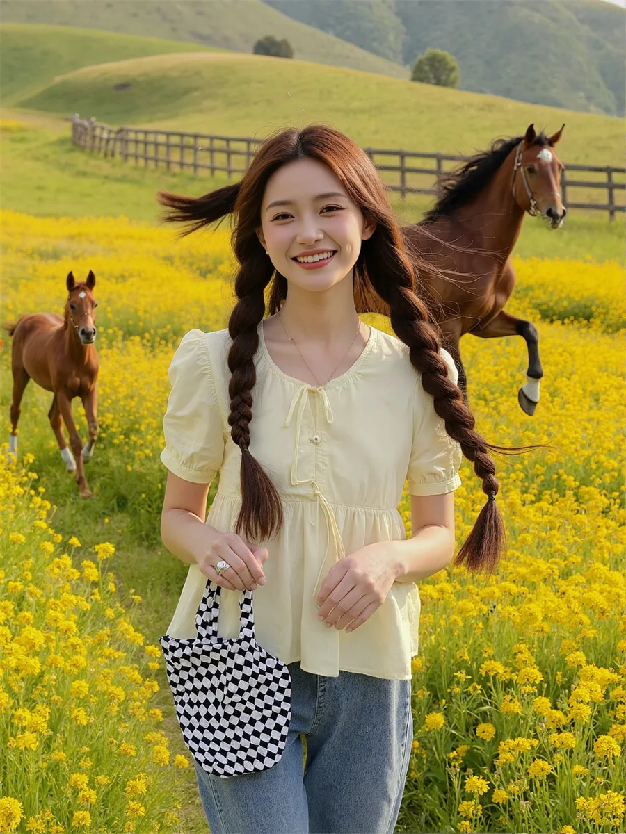 Elegant Blouses For Women Bow Tie Draped Chiffon Youthful Korean Clothing Sleeveless White Fashion Large Size Tops Pure Cotton
Elegant Blouses For Women Bow Tie Draped Chiffon Youthful Korean Clothing Sleeveless White Fashion Large Size Tops Pure Cotton