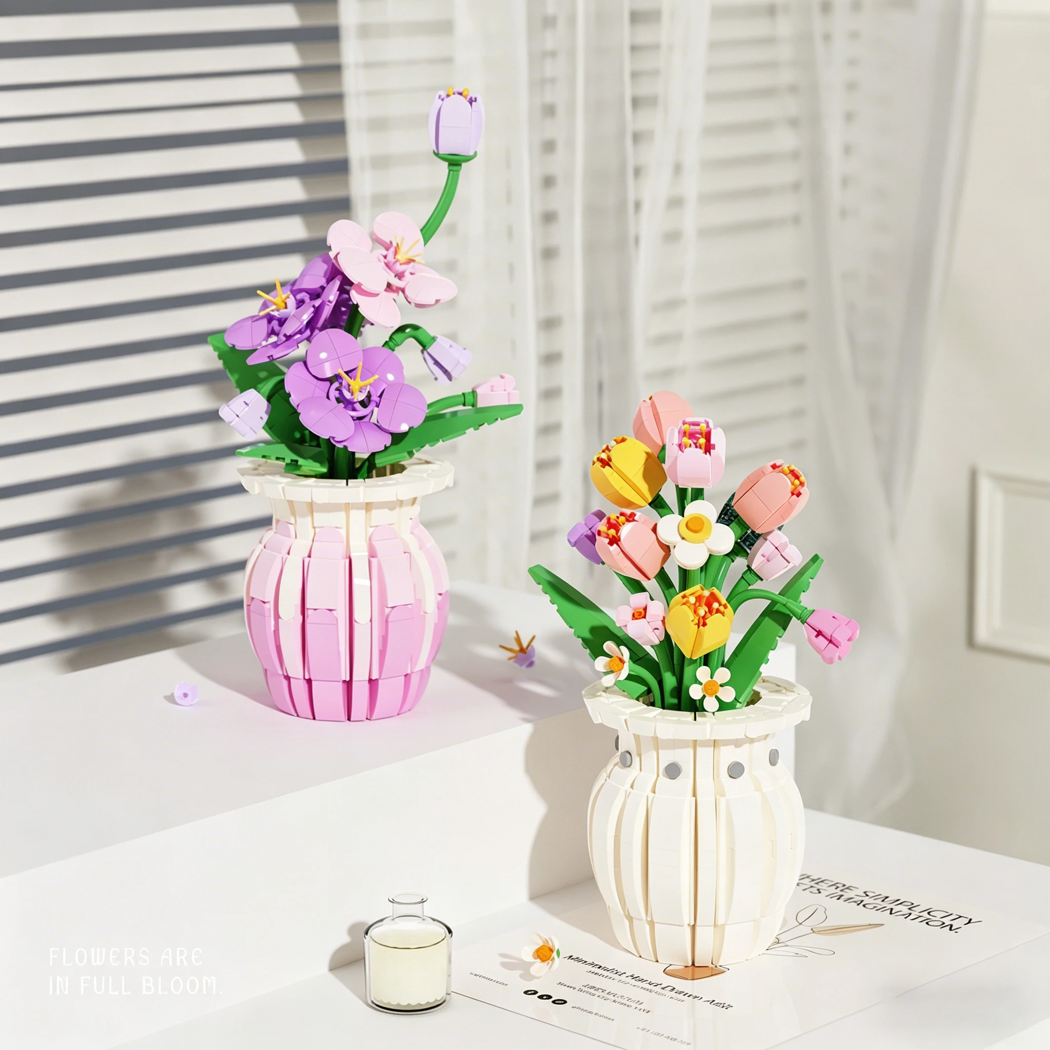 Idea Gardening Mini Building Blocks Violet Potted Plant Model Educational DIY Bricks Toys Creative Home Decoration Gifts Girls
Idea Gardening Mini Building Blocks Violet Potted Plant Model Educational DIY Bricks Toys Creative Home Decoration Gifts Girls